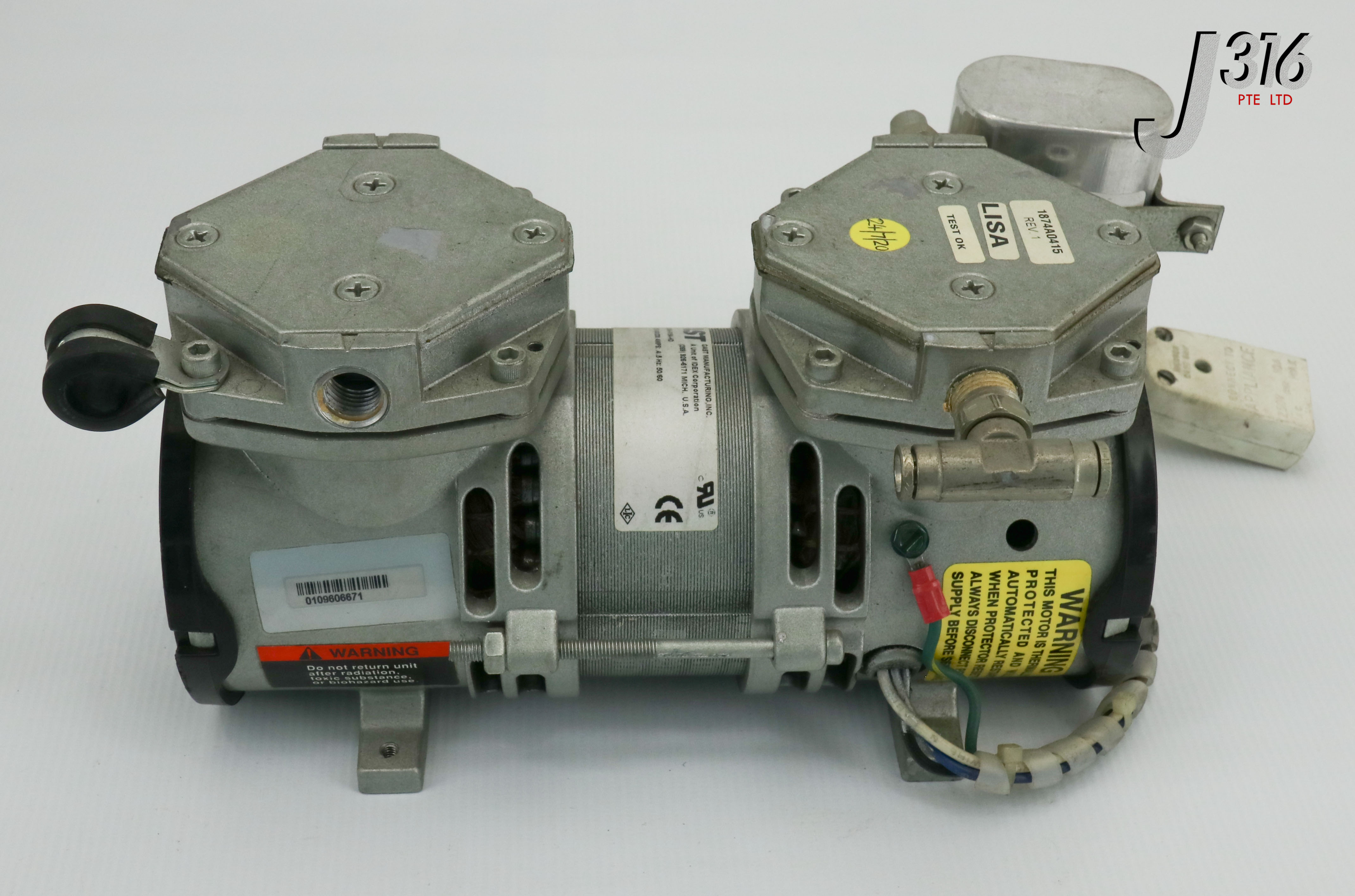 E 2224 GAST VACUUM PUMP MAA-V154-HD | eBay